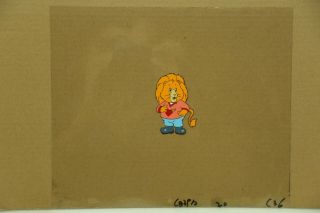 Care Bears Orig Hand Painted Production Animation Cel & Painted Background w/COA 2