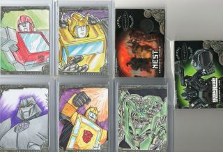 Transformers - Autograph,  Sketch,  Costume And Prop Card Selection NM Breygent 2