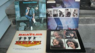 The Beatles/wings/ringo Starr Vinyl Lp " 4 - Rec Bundle Top Cond Htf.  Help Sndtrk