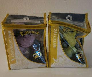 Pokemon 20th Anniversary Special Edition Celebi And Genesect Plushies