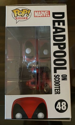 Funko Pop Marvel Rides: Deadpool on Scooter 48 Vinyl Figure 2