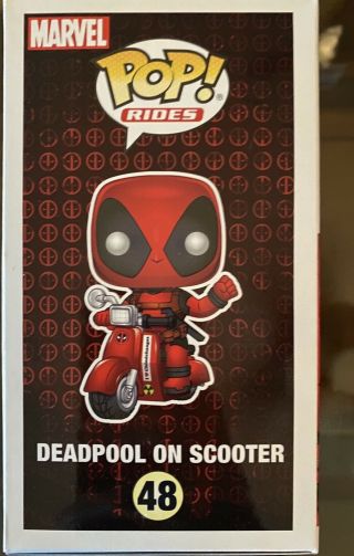 Funko Pop Marvel Rides: Deadpool on Scooter 48 Vinyl Figure 3