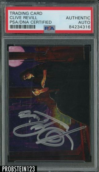 Clive Revill Emperor Palpatine Star Wars 1996 Topps Psa Dna Signed Autograph