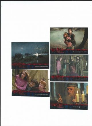 Harry Potter Prisoner Azkaban Promo Set Red Foil