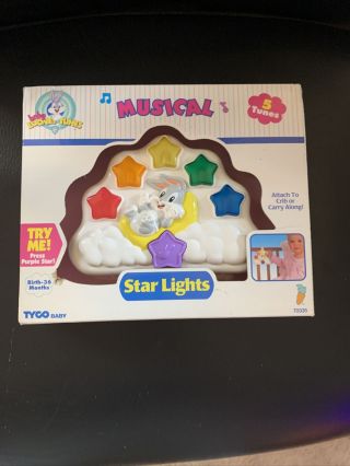 (open Box) Vintage Baby Looney Tunes Musical Star Lights