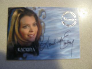 Buffy The Vampire Slayer Season 6 Autograph Katrina