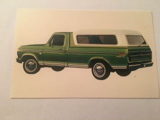 Vintage Postcard Unposted Car 1974 Ford Pickup