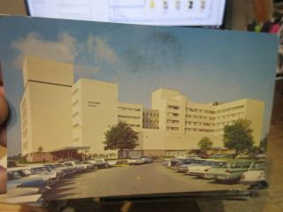 Vintage Old Postcard Louisiana Orleans Ochsner Medical Center Hospital Cars