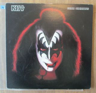 KISS - GENE SIMMONS SOLO LP 1978 JAPAN VINYL RECORD VIP 6578 NO OBI RARE 2