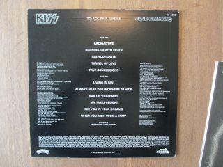 KISS - GENE SIMMONS SOLO LP 1978 JAPAN VINYL RECORD VIP 6578 NO OBI RARE 3