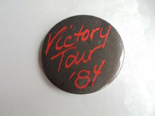 Cool Vintage 1984 Victory Tour The Jacksons Band Concert Souvenir Pinback