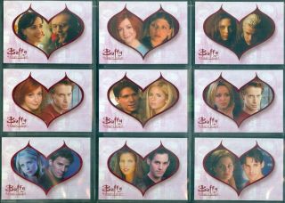 Buffy The Vampire Slayer The Story So Far (c1 - 9) Couples 9 Card Insert Set