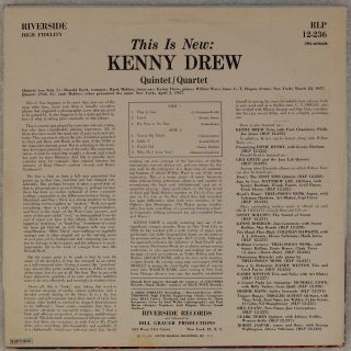 KENNY DREW: This is RIVERSIDE Japan SMJ - 6066 Jazz LP NM - Vinyl 2
