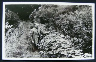 Vintage The Haven Gardens Scorton Lancs Mr F S Butchart Rp Postcard Nr Preston