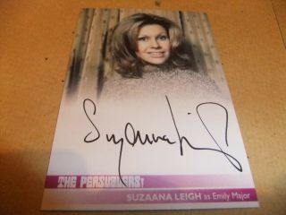 Suzanna Leigh Sl1 Autograph Card The Persuaders Roger Moore Tony Curtis