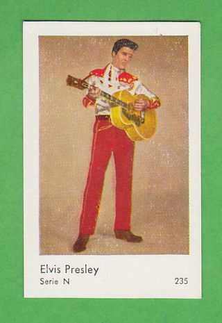 Dutch Gum Card Serie N 235 Elvis Presley