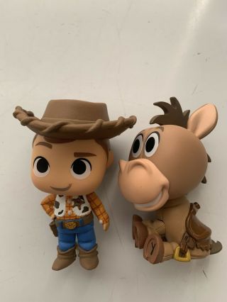 Funko Mystery Minis Disney Pixar Toy Story 4 - Woody And Bullseye