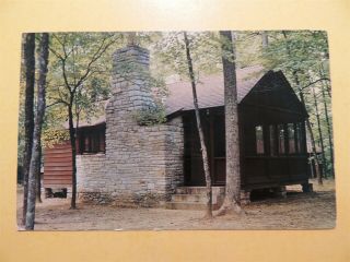 Vacation Cabins At Norris Dam State Park Norris Tennessee Vintage Postcard 1963