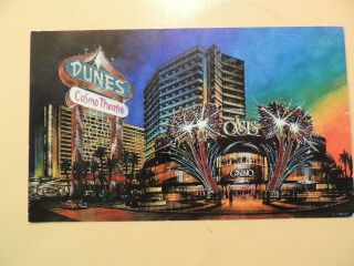 Dunes Hotel Casino Las Vegas Nevada Vintage Postcard Oasis Casino