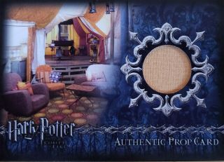 Harry Potter Trading Cards - Authentic Prop Weasley Tent (p4) - Goblet Of Fire