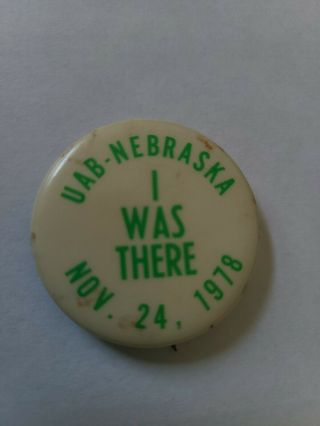 Uab Blazers – Nebraska College Athletic Pinback Buttons – Sports Team Pin Badges