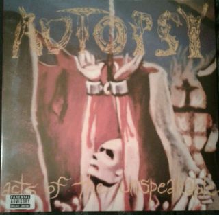 Autopsy Sealed2011acts Of The Unspeakable Yellow Lp Pungent Stench Nihilist