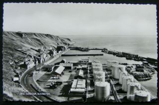 Vintage The Harbour Scrabster Rp Postcard Published By Harvey Barton Aberdeen
