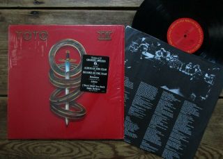 Toto - Iv (1982) Vinyl,  Lp Columbia Fc 37728 Opened Shrink,  Hype Stickers - Ex