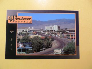 Wendover Nevada Vintage Postcard Aerial View