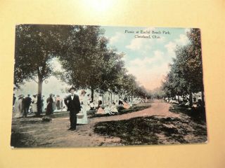 Picnic At Euclid Beach Park Cleveland Ohio Vintage Postcard