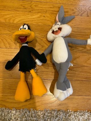 Vintage Warner Bros Applause Bugs Bunny Daffy Duck Plush Looney Tunes