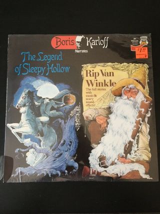 Boris Karloff Narrates The Legend Of Sleepy Hollow/rip Van Winkle Vinyl -