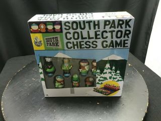 South Park Comedy Central Complete Chess Set Collectors 2004 Board Game