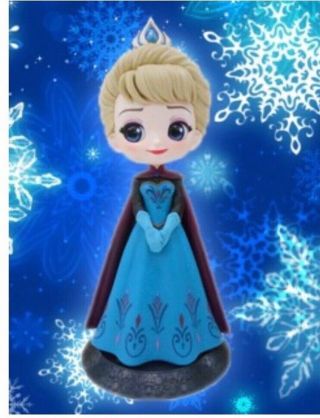 Elsa Figure Q Posket Disney Frozen Japanese Collectible Coronation Style