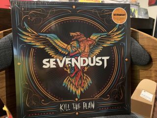Sevendust - Kill The Flaw - Cyan And Black Color Vinyl - Oop