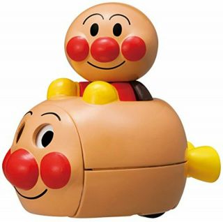 Anpanman Car Toy With Moving Eyes Pull Back And Go Small Toy For Baby Kids F/s