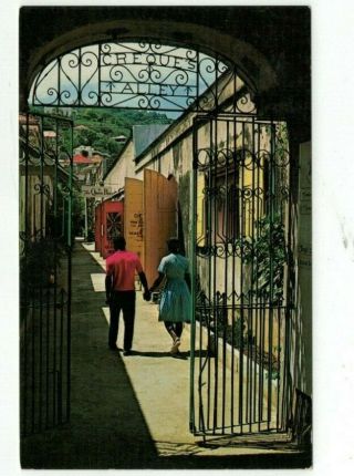St Thomas Virgin Islands Vintage Post Card " Creque 