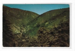 Vtg Post Card Big Sur,  California - Santa Lucia Mountains