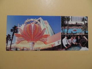 Flamingo Hilton Hotel Casino Las Vegas Nevada Vintage Oversized Postcard 1990 