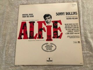 Sonny Rollins Alfie Vinyl Lp Impulse Records