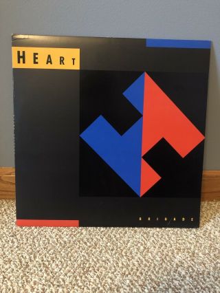 Heart - Brigade Lp 1990 Capitol Records Nm Disc First U.  S.  Press