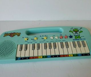 Vintage 1987 Casio Muppet Babies Ep - 10 Keyboard Musical Toy Kermit