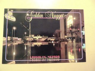 Golden Nugget Casino Hotel Laughlin Nevada Vintage Postcard