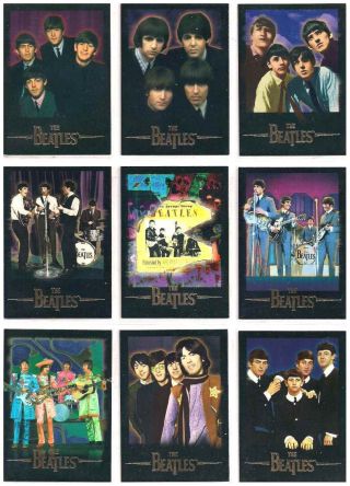 1996 The Beatles Sports Time Complete Basic Trading Card Set