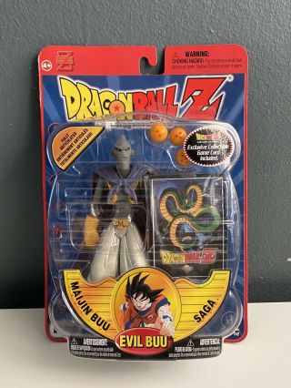 Dragon Ball Z Maijin Buu Saga Evil Buu (2002) Irwin Toys Figure Exclusive Card
