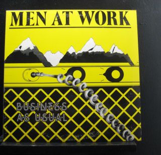 Men At Work - Business As Usual Lp - Fc 37978 Columbia 1982 Vinyl Record