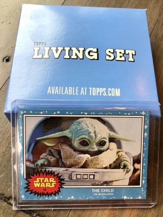 The Child Baby Yoda Mandalorian Topps Star Wars Living Set 58