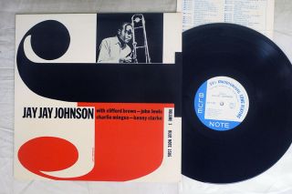 Jay Jay Johnson Eminent Volume 1 Blue Note Blp - 1505/bn 1505 Japan Vinyl Lp