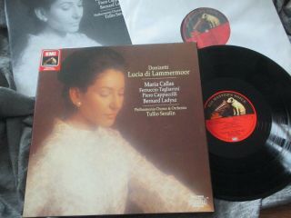 Maria Callas In Lucia Lammermoor Donizetti Serafin 2lp Hmv Digital Stereo