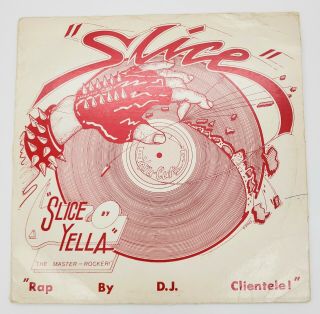 The Wreckin Cru " Slice " 12 " Lp Hip Hop Electro Funk Soul Album Dr.  Dre Dj Yella